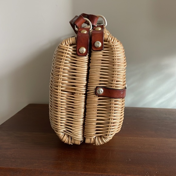 Vintage 1970s Simon Rattan Handbag Styled by Mister Ernest - Picture 6 of 12